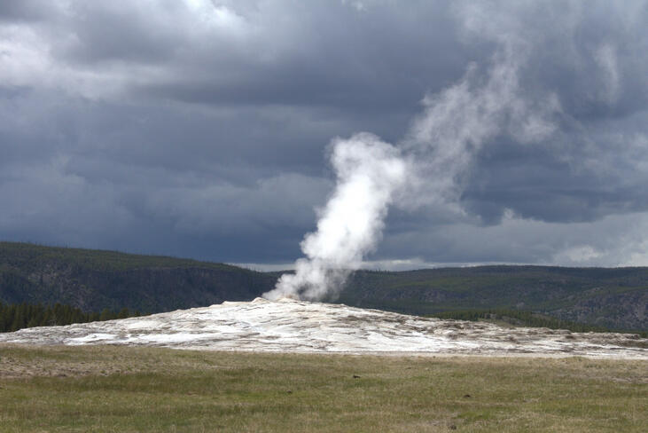 Old Faithful at rest